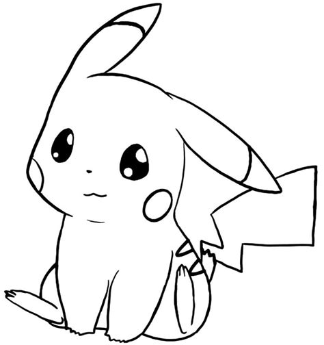 desenhos para colorir picachu|67+ Desenhos do Pikachu para Imprimir e。